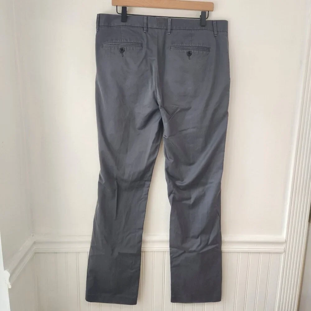 Bonobos Grey Friday Pants Straight Leg Trousers Career Men's 35x34